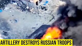 Artillery strikes Russian troops on the left bank of Dnipro