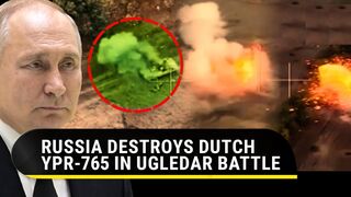 Russian forces target NATO vehicles in Ukraine; Blow up Dutch YPR-765 armoured vehicle