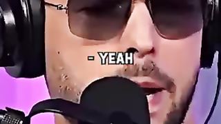 Tate breaks his character mid podcast ????