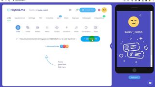 How To Share URL Link on heylink