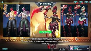 Paladins 6.3 Event Pass 14 All Items, All Levels, Free and Paid Path