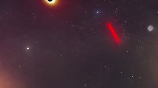 Right now, in the center of our galaxy, an enormous black hole is stretching an object apart like it were taffy.