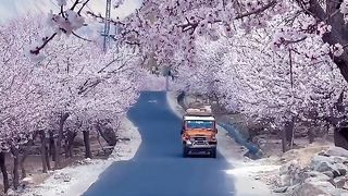 Khaplu Valley in springs - Pakistan