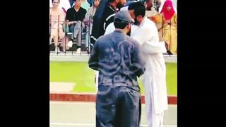 Tariq masood at wagha border