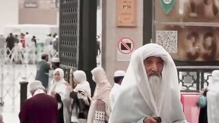 old man in madina #feed #,good