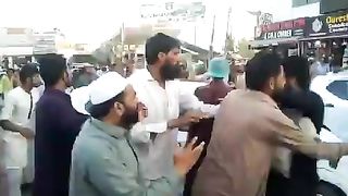 The fight