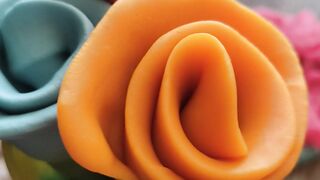 Flower playdough