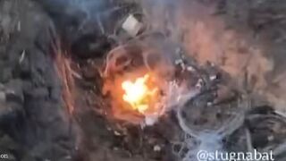 Ukrainian Stugnabat Battalion released footage from inside frontline trench