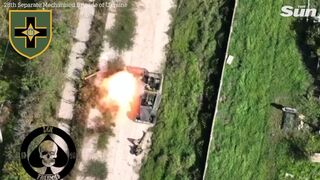 Ukrainian Ground Forces carry out precision attacks against Russian troops