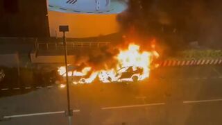 Explosion in Moscow financial district