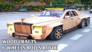 WOOD CRAFTS ROLLS ROYCE 6 WHEELERS WOOD WORKERS IDEAS
