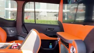The Toyota Land Cruiser VIP editon comes with it's own Nespresso machine and a 32 inch TV