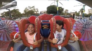 Kids Passing Out #5 | Funny Slingshot Ride Compilation