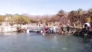 حديقة سيدي بوسعيد : انقلاب الجسر بعدد من