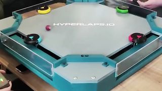 This build-it-yourself levelled-up air hockey looks class!