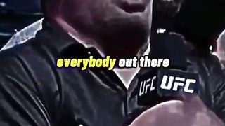 Khabib want just maul people