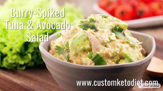 Curry Spiked Tuna and Avocado Salad