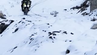 INDIAN BIKE WITH SPIKE TYRES