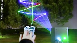 Joue avec des lasers puissants