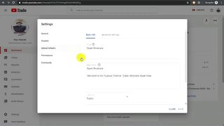 How To Video Upload Default Advance Settings in Youtube - How To Upload Video default