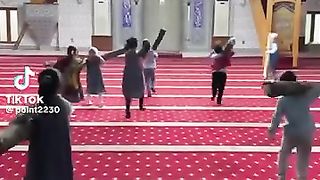 Children are in mosque