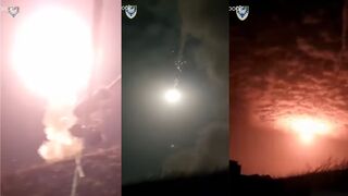 Ukrainian soldiers fire anti-aircraft missiles at Russian forces near Odessa