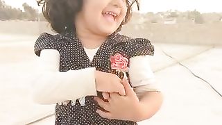 My daughter Abar suzain in happy mood