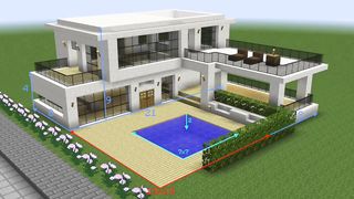 How to build a Modern house in Minecraft 5