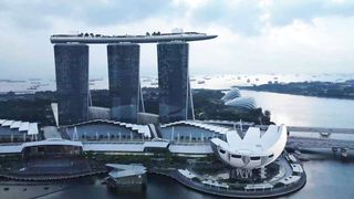 Relax Music With 4k video Of Expensive Hotel In Singapore Nature Beauty