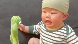 Baby laughing hysterically / baby funny video status /baby talking