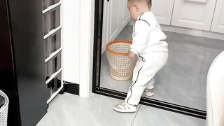 baby laughing hysterically / baby funny video status /baby talking |Naughty baby|