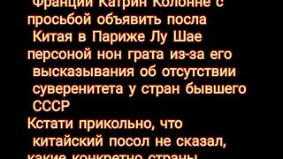 ДЕПУТАТИ ОТ ЕВРОПАРЛАМЕНТА ИСКАТ ОТЗОВАВАНЕТО НА КИТАЙСКИЯ ПОСЛАННИК В ПАРИЖ
