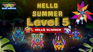 Galaxy Attack Alien Shooter {Hello Summer} Level 5 By Celarosh Gaming