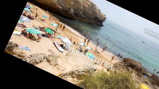4K Algarve beach ⛱️ Walking Tour - Portugal