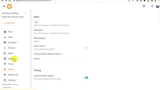 How To Blogger Website Link Setup for About Us Contact Us and More