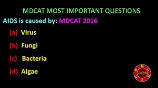 AIDS is caused by: MDCAT 2016 #biologymcqs  #mdcatbiology #eteabiology #numsbiology #neetbiology