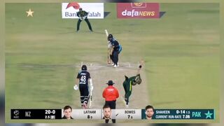 Pakistan and Newzealand shaheen shah best bowling