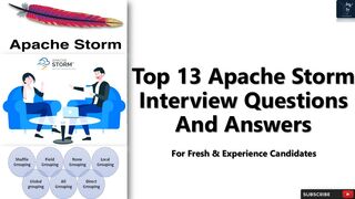 Apache Storm Interview | Top 13 Q&A | for fresh & experience candidates