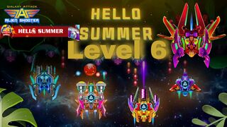 Galaxy Attack Alien Shooter {Hello Summer} Level 6 By Celarosh Gaming