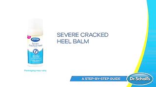 Dr. Scholl's Severe Cracked Heel Repair Restoring Balm 2.5oz, with 25% Urea for Dry, Cracked Feet, Heals and Moisturizes for Healthy Feet