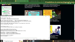 Freebitco.in 10000 Roll Hack Script | Earn $200 Every Hour | Withdraw Proof And Payment Link| 26-04-2023