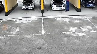 E-Vehicles Battery blast at Charging Station