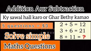 Solve Maths Questions And Make Money