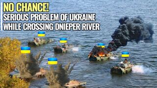 Episodes of failed Ukrainian landings across the Dnieper River continued