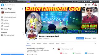 How To FB Page URL Share To FB Main Profile
