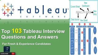 Tableau Interview | Top 103 Q&A | for fresh and experience candidates