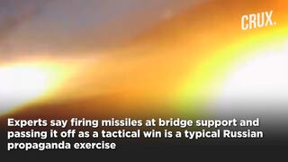 Russia's "Laser-Guided Rocket" Hit On Ukraine Special Forces Or Strike On Abandoned Bridge Pylon?