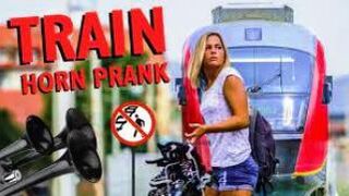 Train Horn Prank