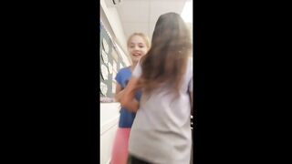 Beautiful and little girl dancing to you