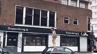 You cannot just go Dancing on other people's cars